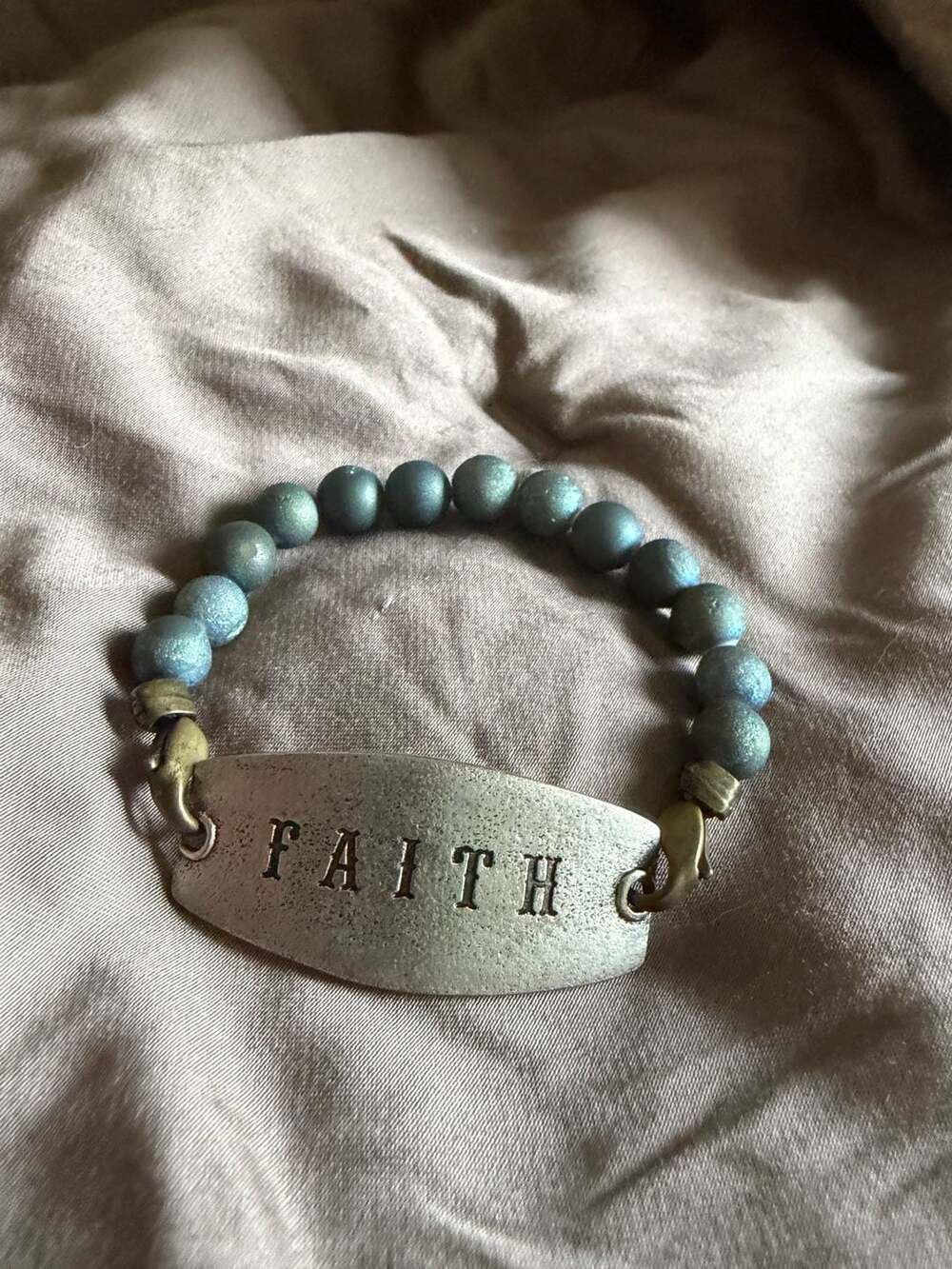 The Giving Keys FAITH Beaded Stretch Bracelet